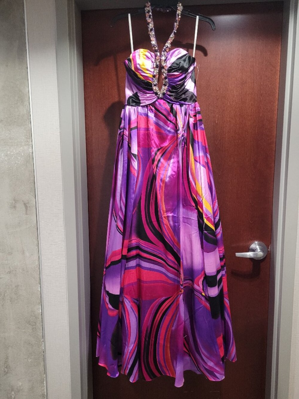 B'dazzle by Alyce Designs 35393 Size 10 Purple/Pink Prom Dress